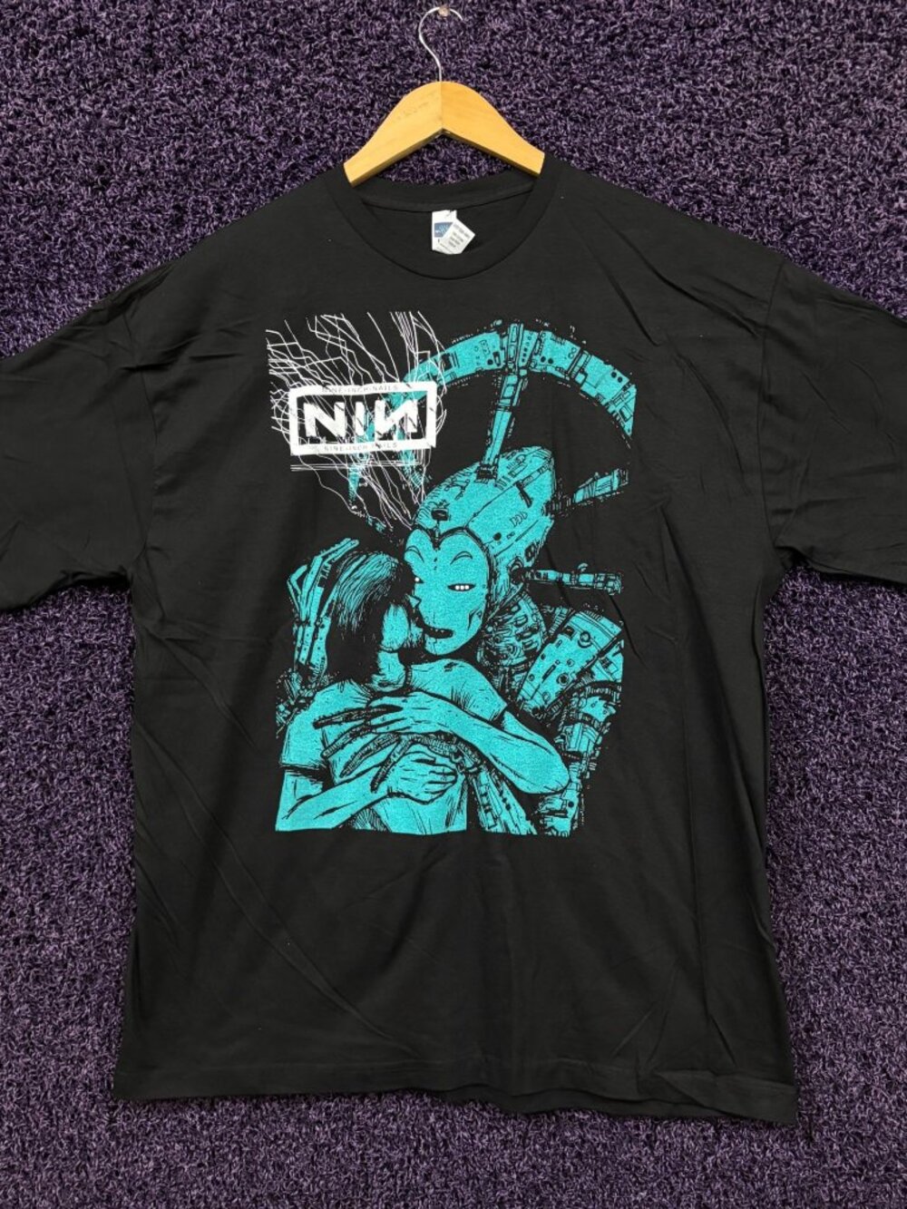 Nine Inch Nails 2005 With Teeth Tour Poster Rock T-Shirt XL